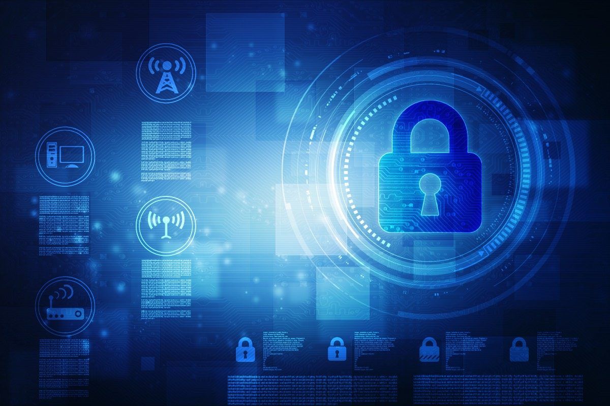 cadenas fermé sur fond numérique concept politique de sécurité informatique